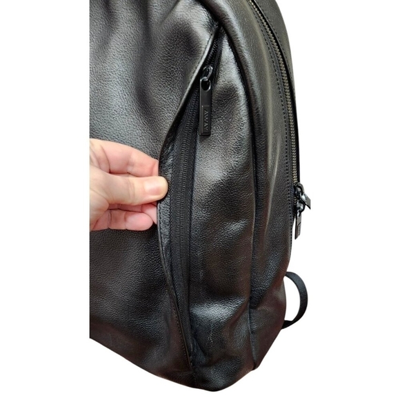 Away The Outdoor Backpack Leather Black - Picture 8 of 16